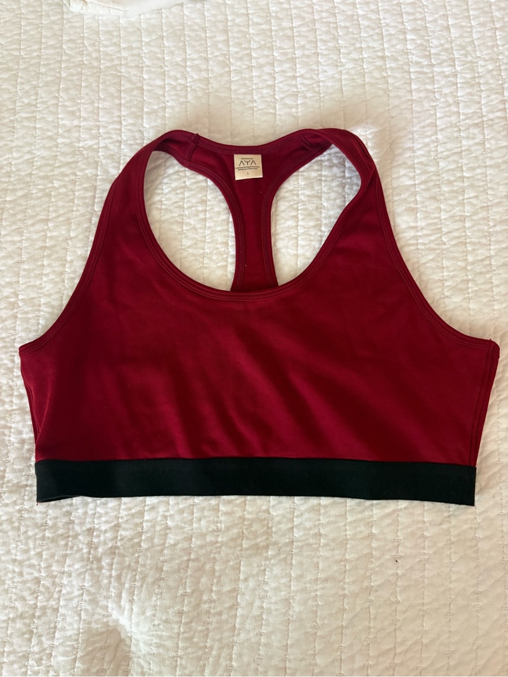 AYA Women’s Cotton Bra - Red